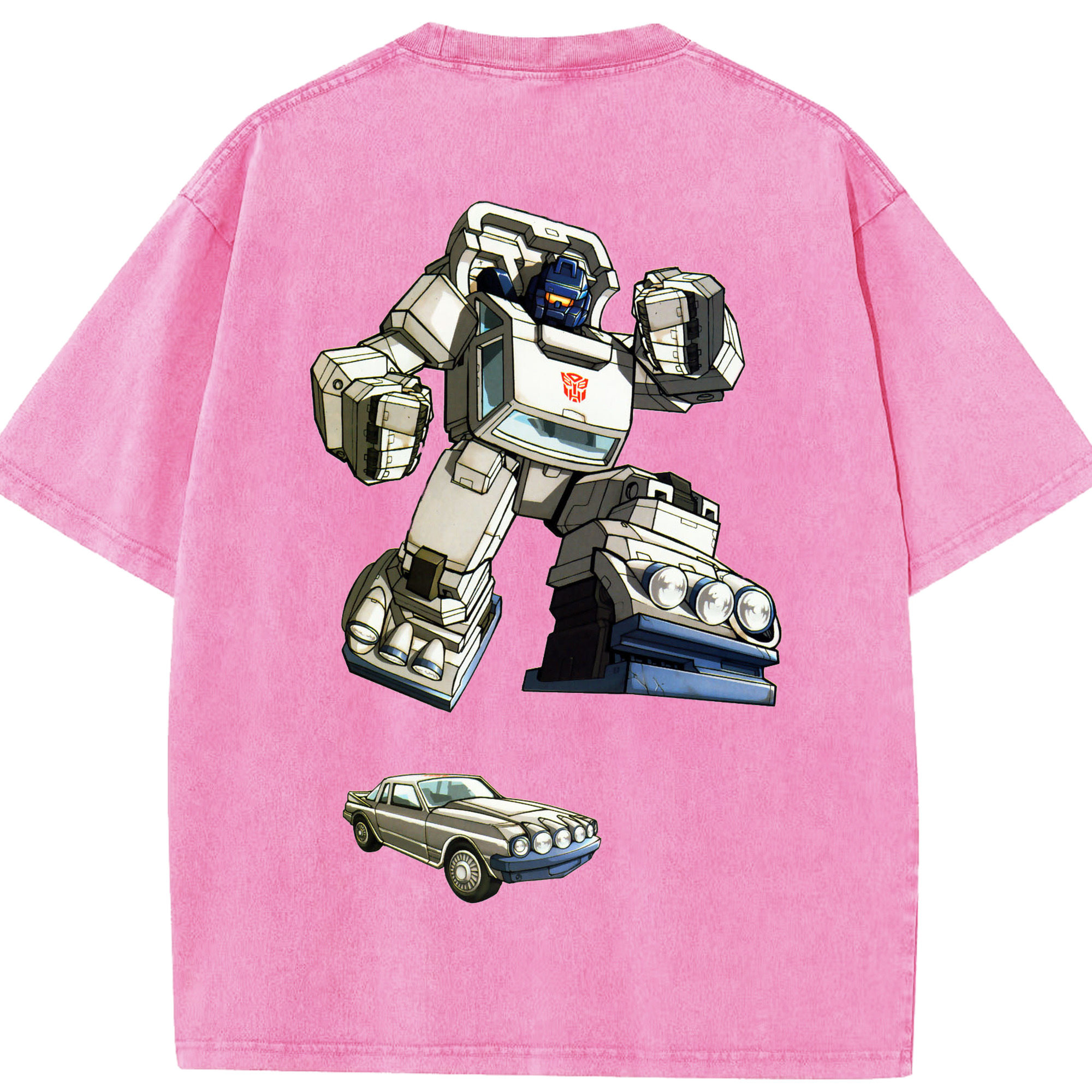 （画像用）  綿100% ヴィンテージ風 半袖Tシャツ（背面プリント）